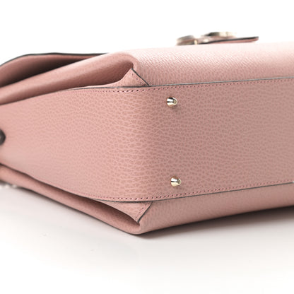Gucci Dollar Calfskin Medium Interlocking G Top Handle Shoulder Bag Soft Pink 9 of 11