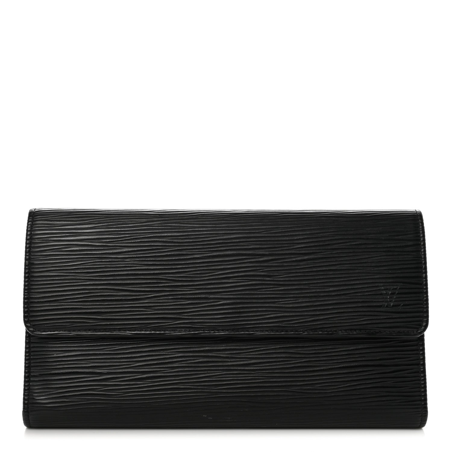Louis Vuitton Epi Porte Tresor International Wallet Black 1 of 7