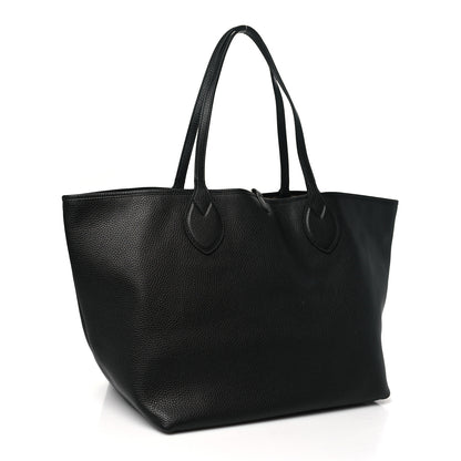 Gucci Grained Calfskin Monogram Large Totissima Reversible Tote Black 6 of 17