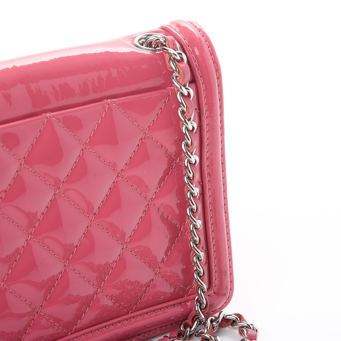 Plexiglass Patent Mini Boy Brick Flap Orange Pink