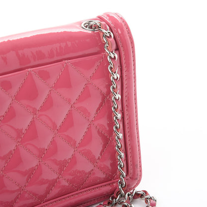 Chanel Plexiglass Patent Mini Boy Brick Flap Orange Pink 11 of 17