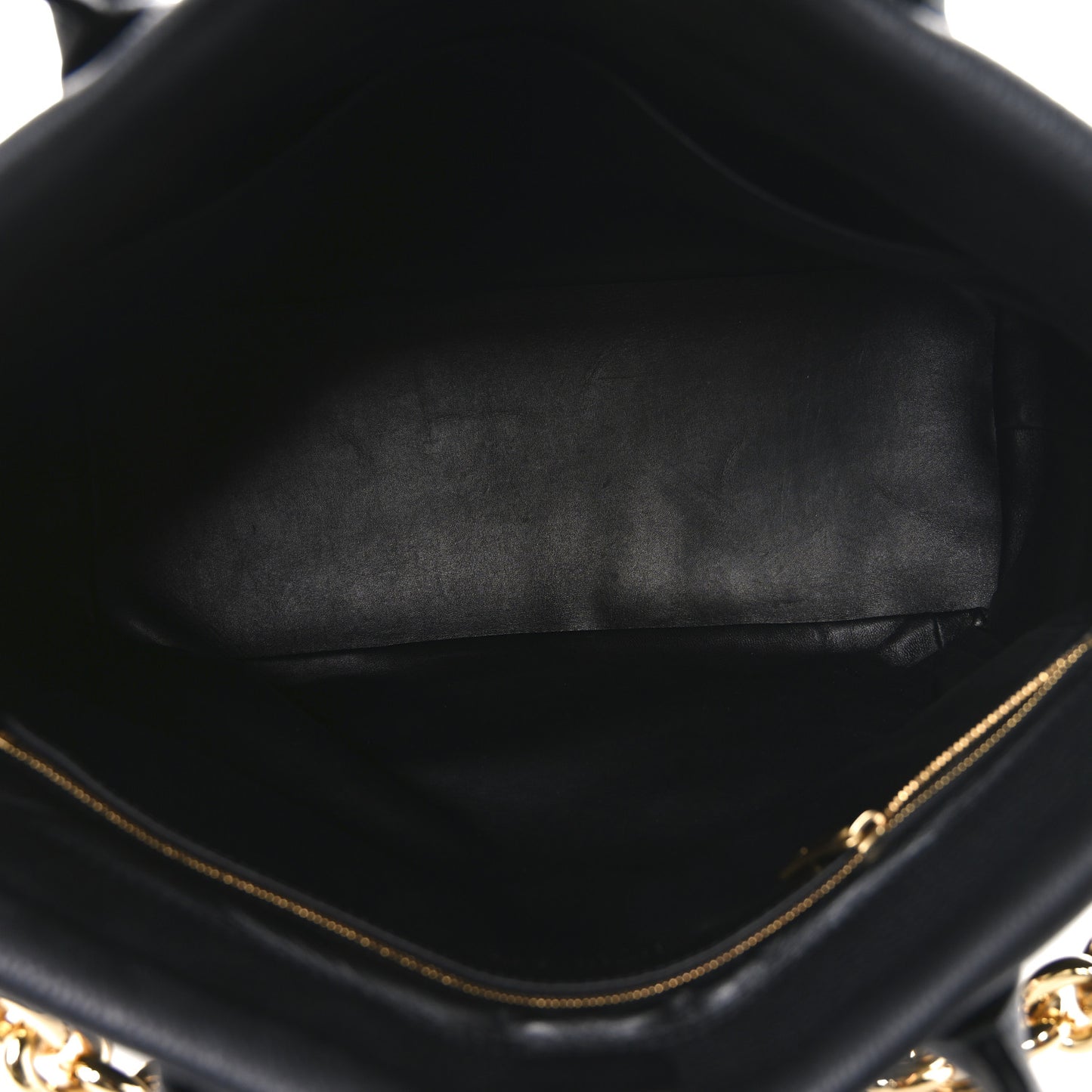 Grained Calfskin Saint Germain Tote Black