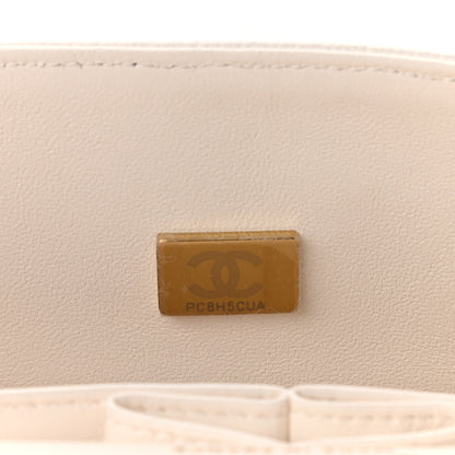 Chanel Caviar Quilted Small Double Flap White 7 of 9