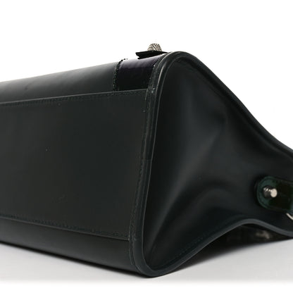 Balenciaga Smooth Calfskin Metallic Patent Giant 12 Silver Hardware City Vert Poker Fonce 9 of 9