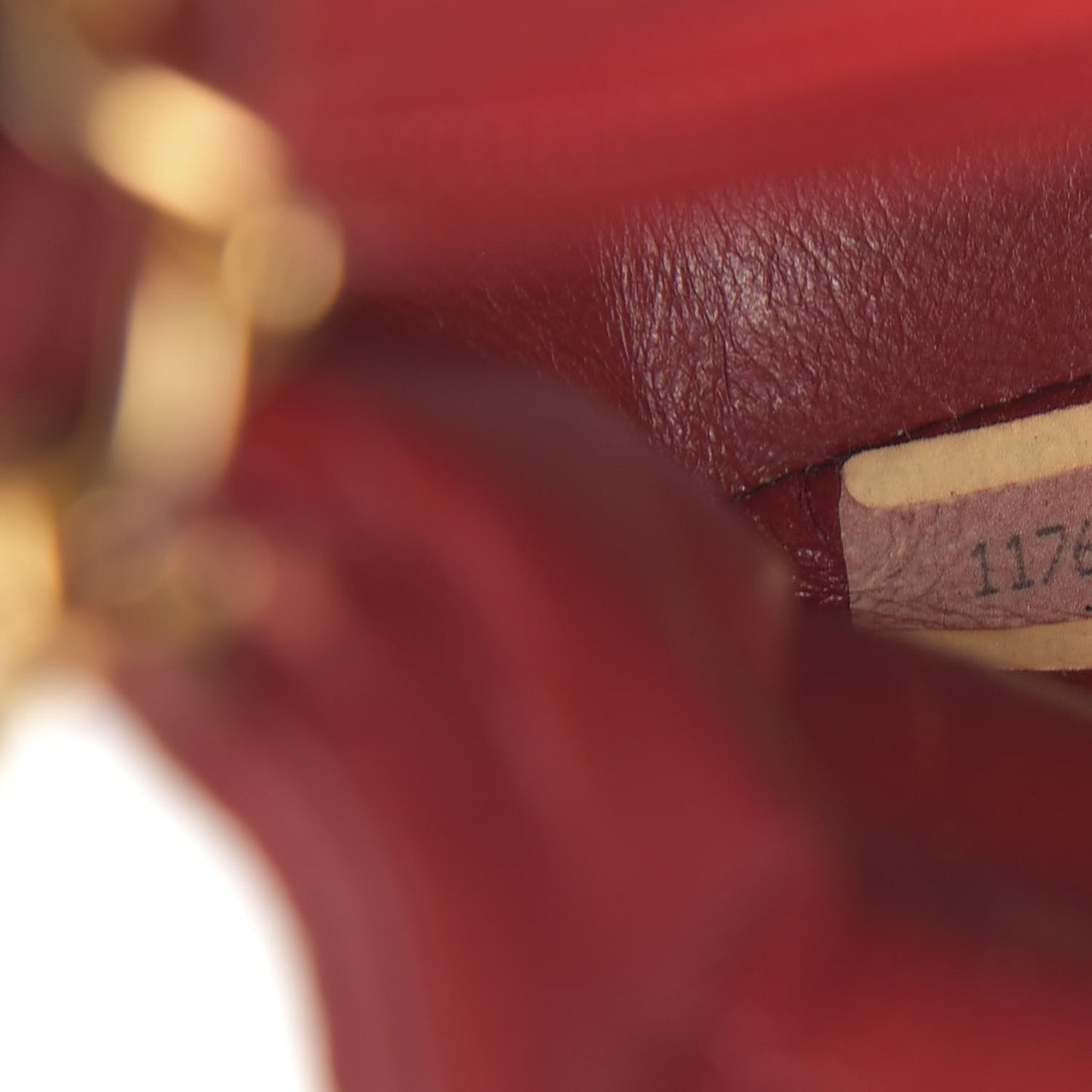 Lambskin Quilted Small Single Flap Red