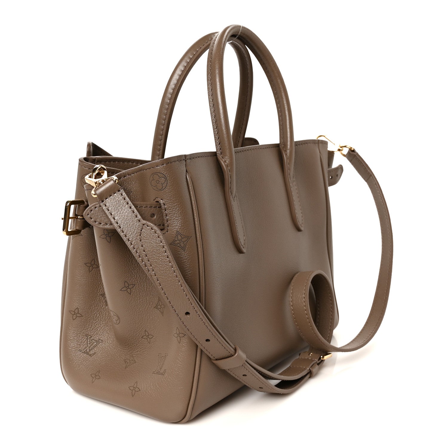 Louis Vuitton Calfskin Vendome MM Taupe 3 of 9