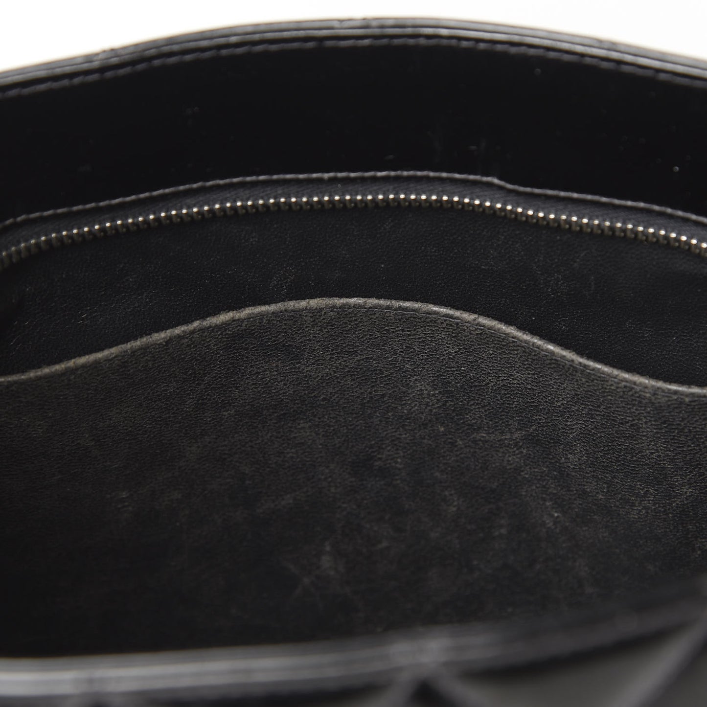 Patent Quilted Medallion Tote Black