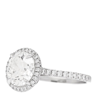 Tiffany Platinum Diamond 2.50ct Soleste Round Brilliant Engagement Ring 52 6 3 of 8