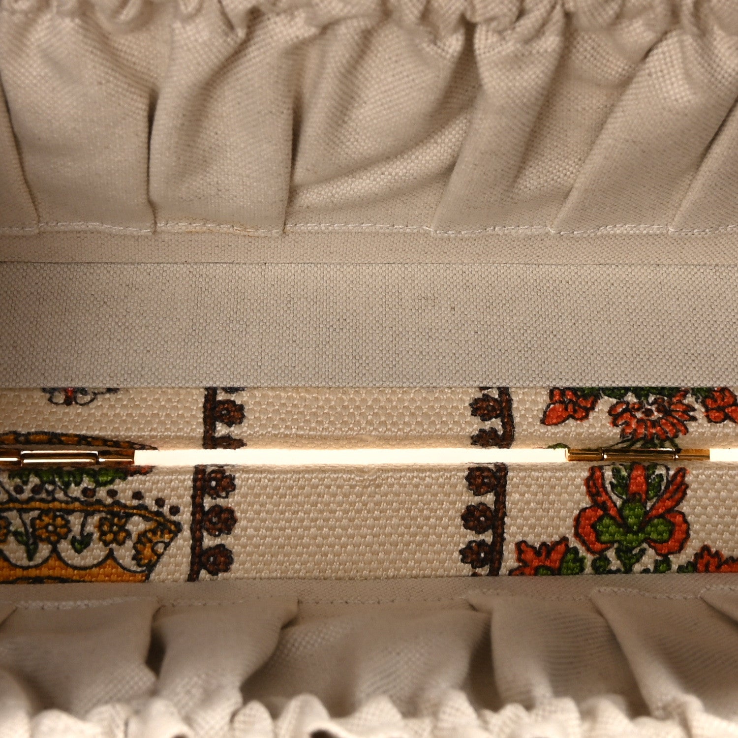 Gucci Canvas Calfskin 100 Centennial Music Beauty Case Multicolor 5 of 9