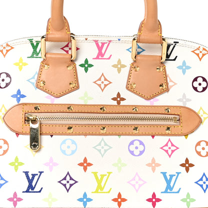 Louis Vuitton Monogram Multicolor Alma White 8 of 10