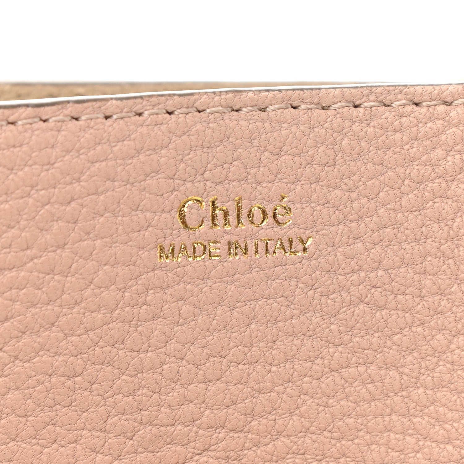 Chloe Grained Lambskin Mini Drew Shoulder Bag Cement Pink 6 of 10