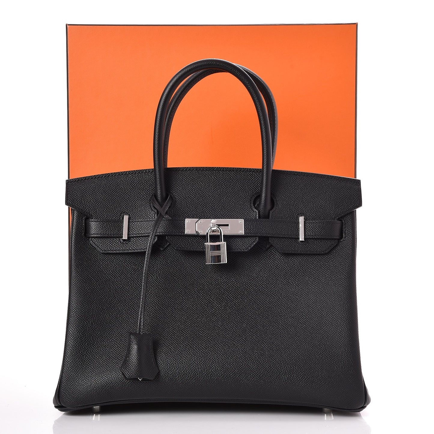 Epsom Birkin 30 Black