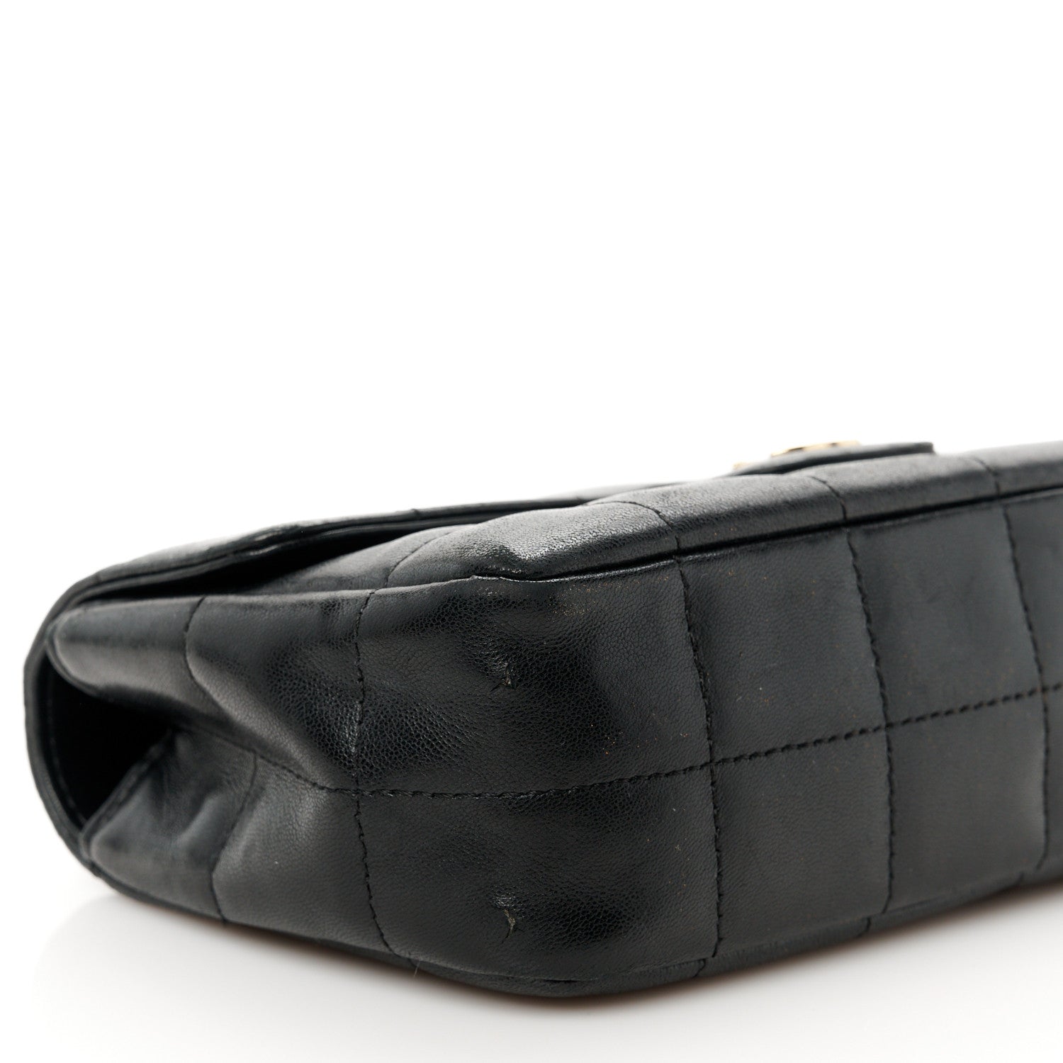 Chanel Lambskin Quilted Mini Chocolate Bar Flap Black 9 of 10