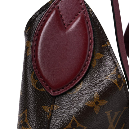 Louis Vuitton Monogram Flower Hobo Bordeaux 12 of 27