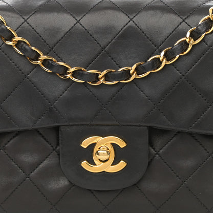 Chanel Lambskin Quilted Small Double Flap Black 8 of 14