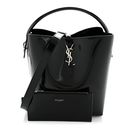 Saint Laurent Patent Calfskin Le 37 Bucket Bag Black 3 of 13