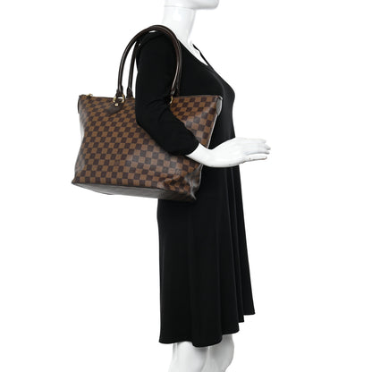 Louis Vuitton Damier Ebene Saleya MM 2 of 9