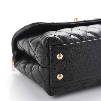 Chanel Caviar Quilted Mini Coco Handle Flap Black 6 of 12