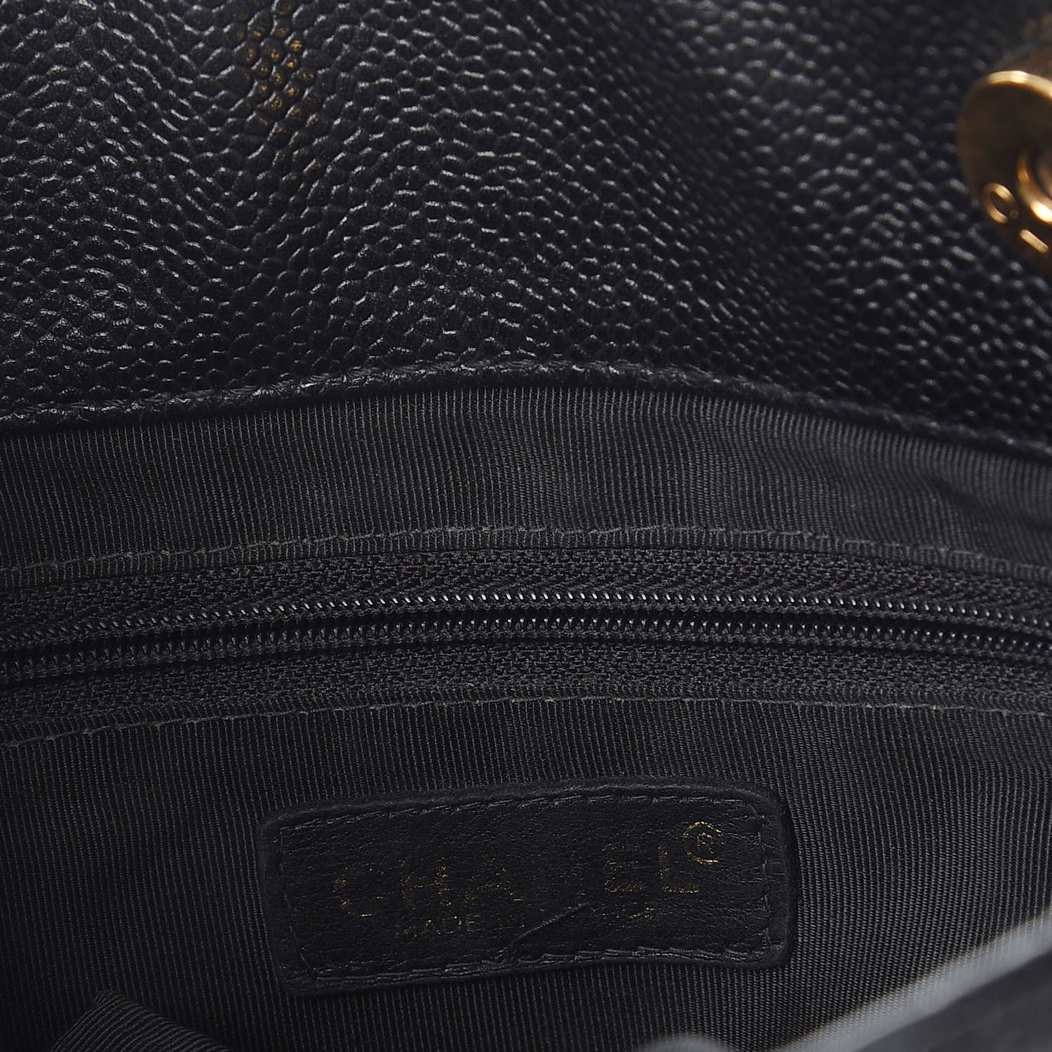 Chanel Caviar CC Shoulder Bag Black 6 of 8