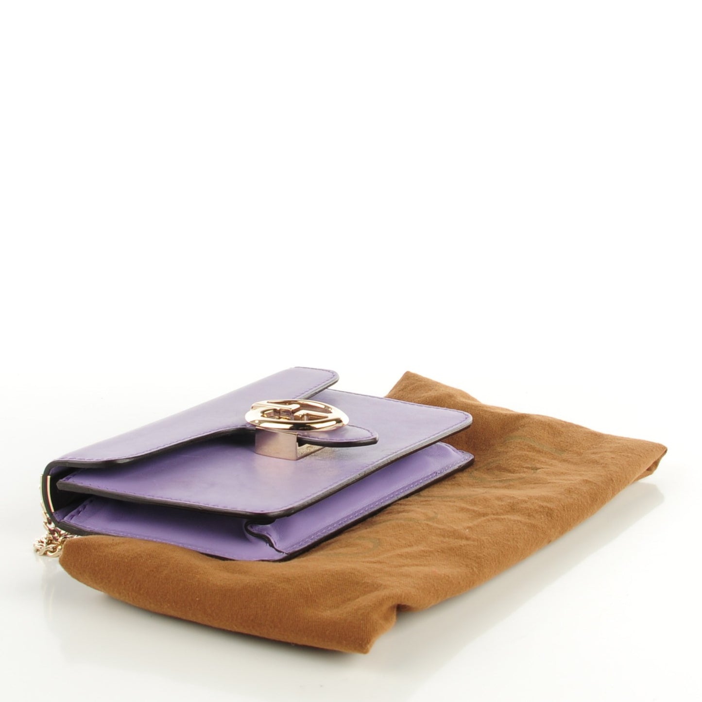 Lambskin 1973 Chain Shoulder Bag Lilac