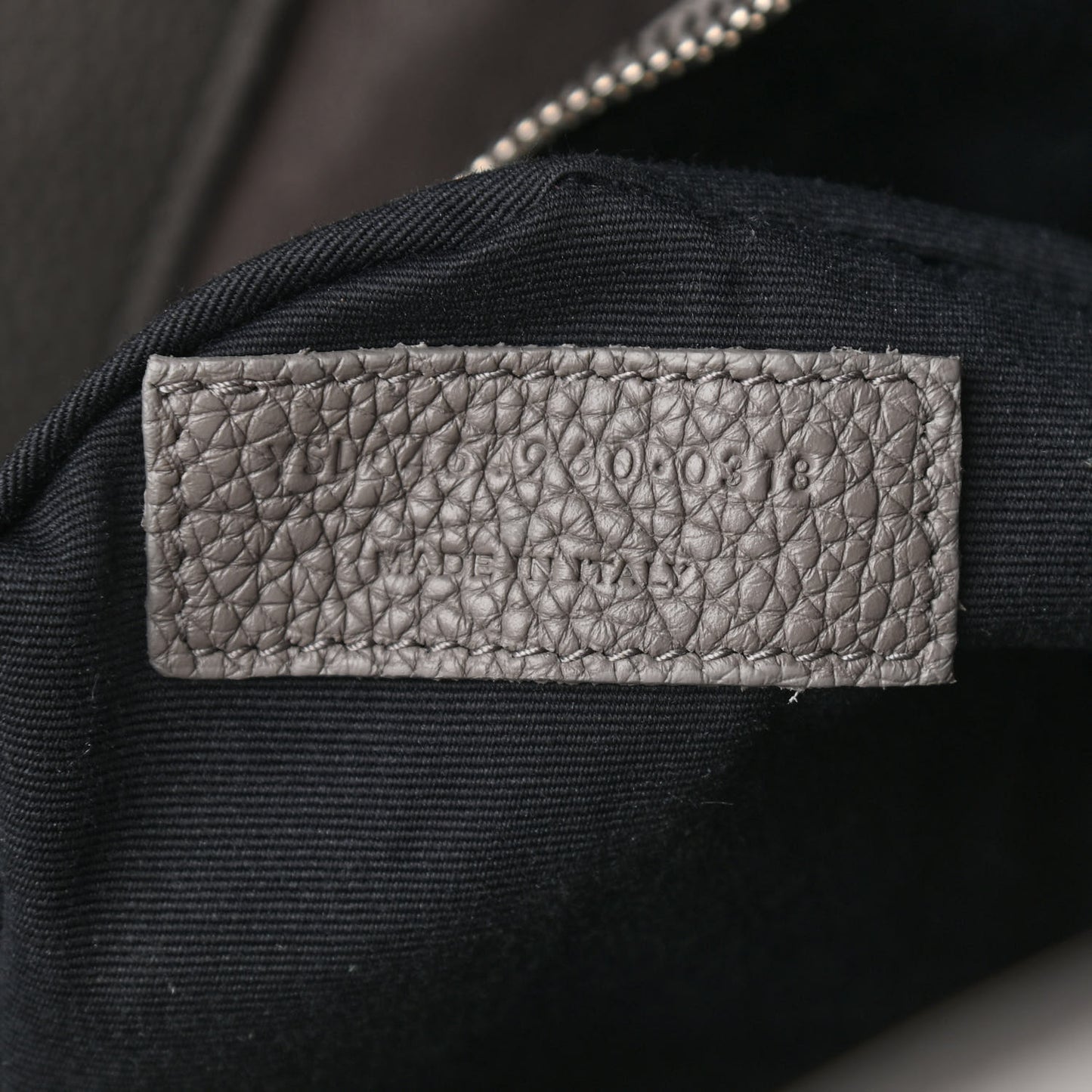 Grained Calfskin Small Supple Sac De Jour Mouse Grey