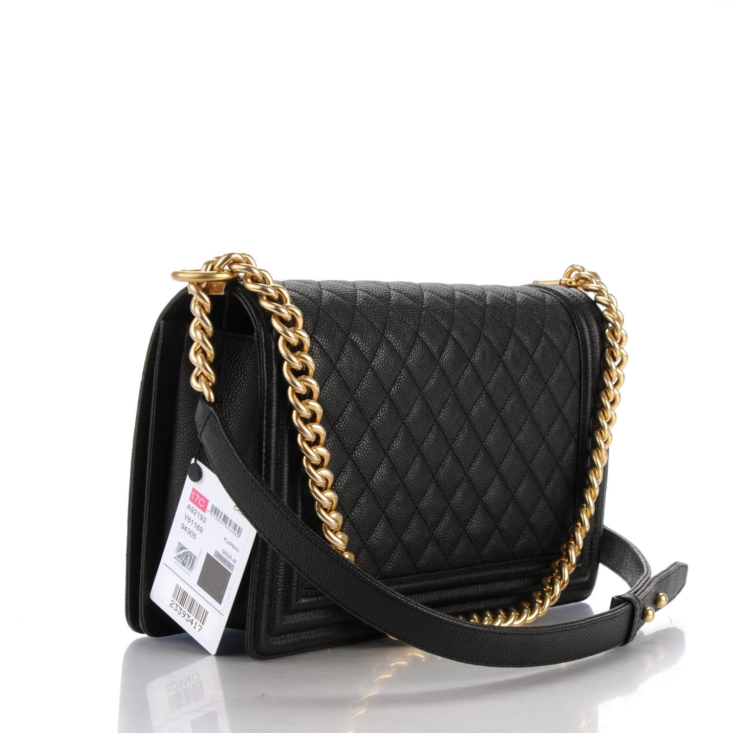 Chanel Caviar Quilted New Medium Boy Flap Black 3 of 7