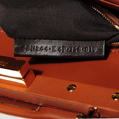 Fendi Nappa Mini Peekaboo Iconic Satchel Corteccia 8 of 10