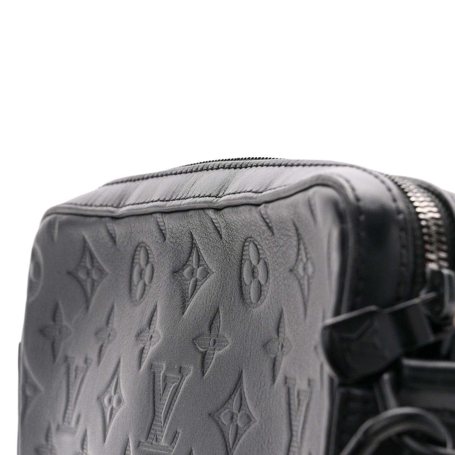 Louis Vuitton Calfskin Monogram Shadow Duo Messenger Black 11 of 11
