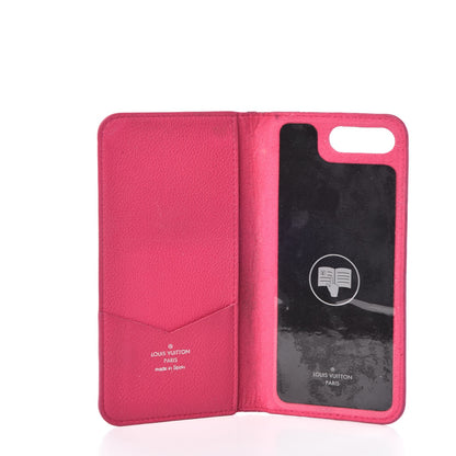 Louis Vuitton Monogram Cuir iPhone 7/8 Plus Folio Case Fuchsia 4 of 11