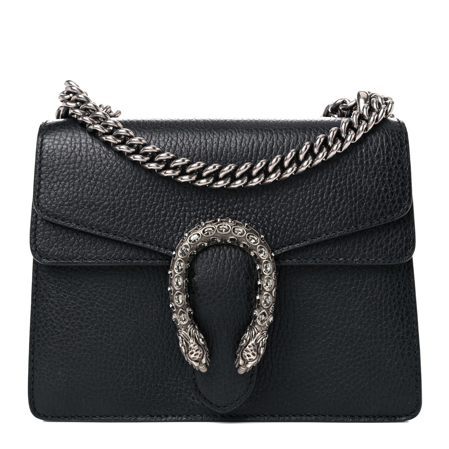 Calfskin Mini Dionysus Shoulder Bag Black