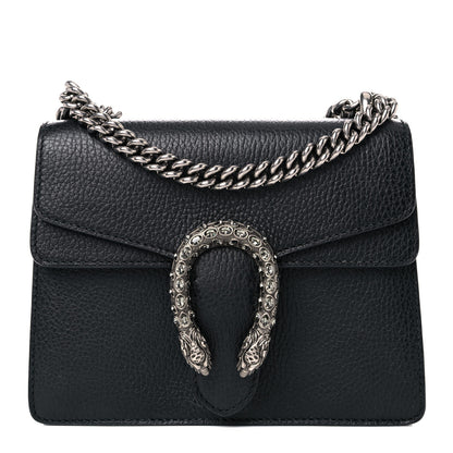 Gucci Calfskin Mini Dionysus Shoulder Bag Black 1 of 14