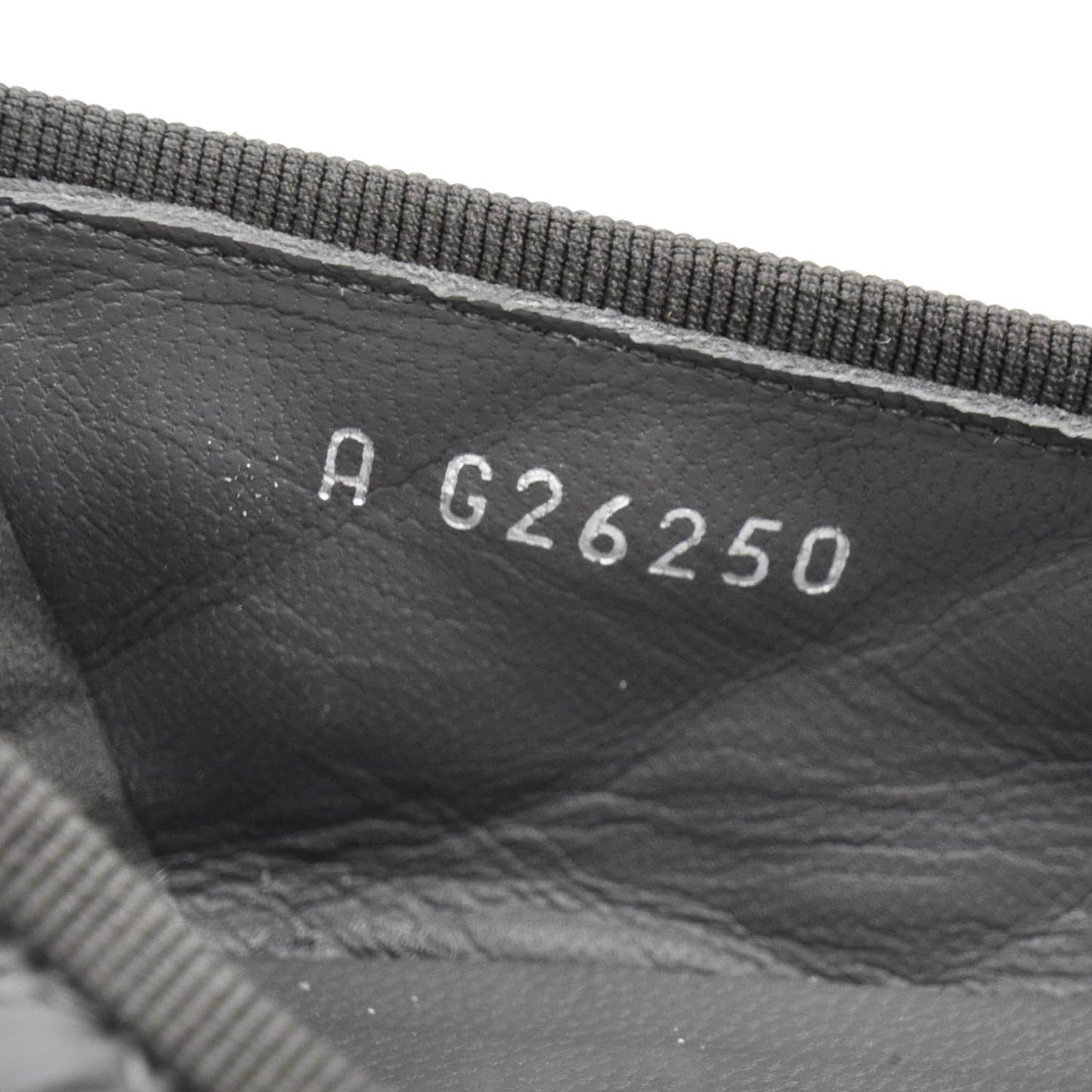Nylon Quilted Cap Toe Ballerina Flats 39.5 Black and Gray