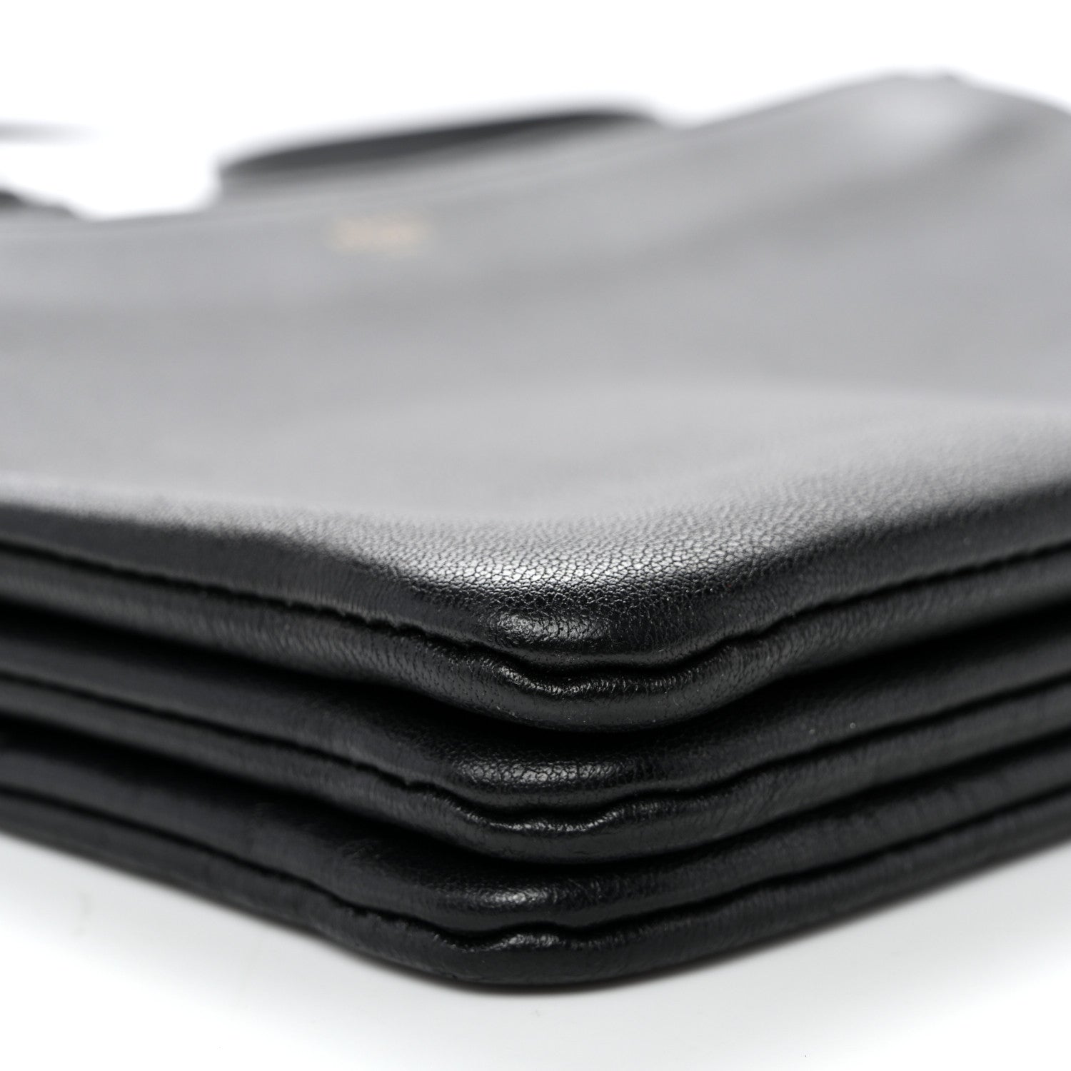 Celine Lambskin Small Trio Crossbody Bag Black 10 of 13