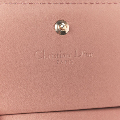 Christian Dior Ultra Matte Calfskin Cannage Mini Lady Dior Wallet Fard 9 of 13