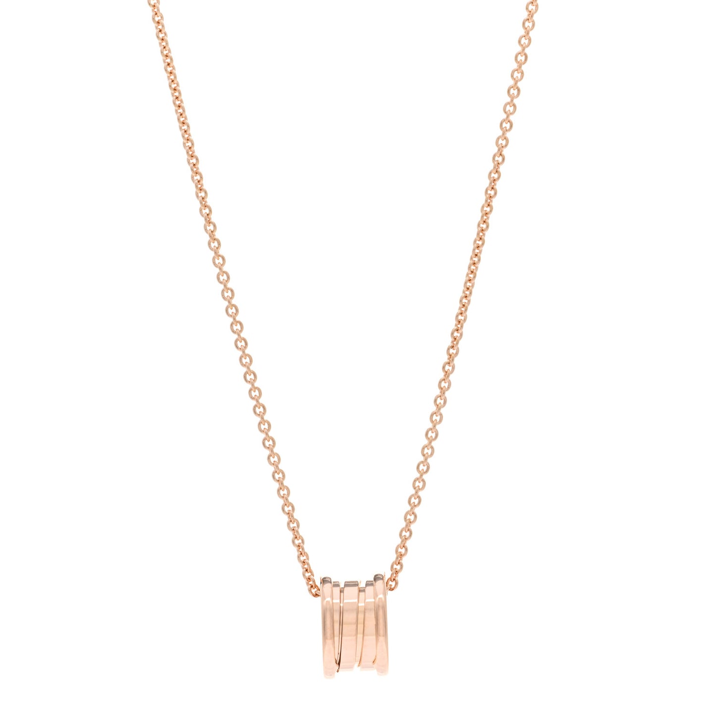 18K Rose Gold B.Zero1 Pendant Necklace