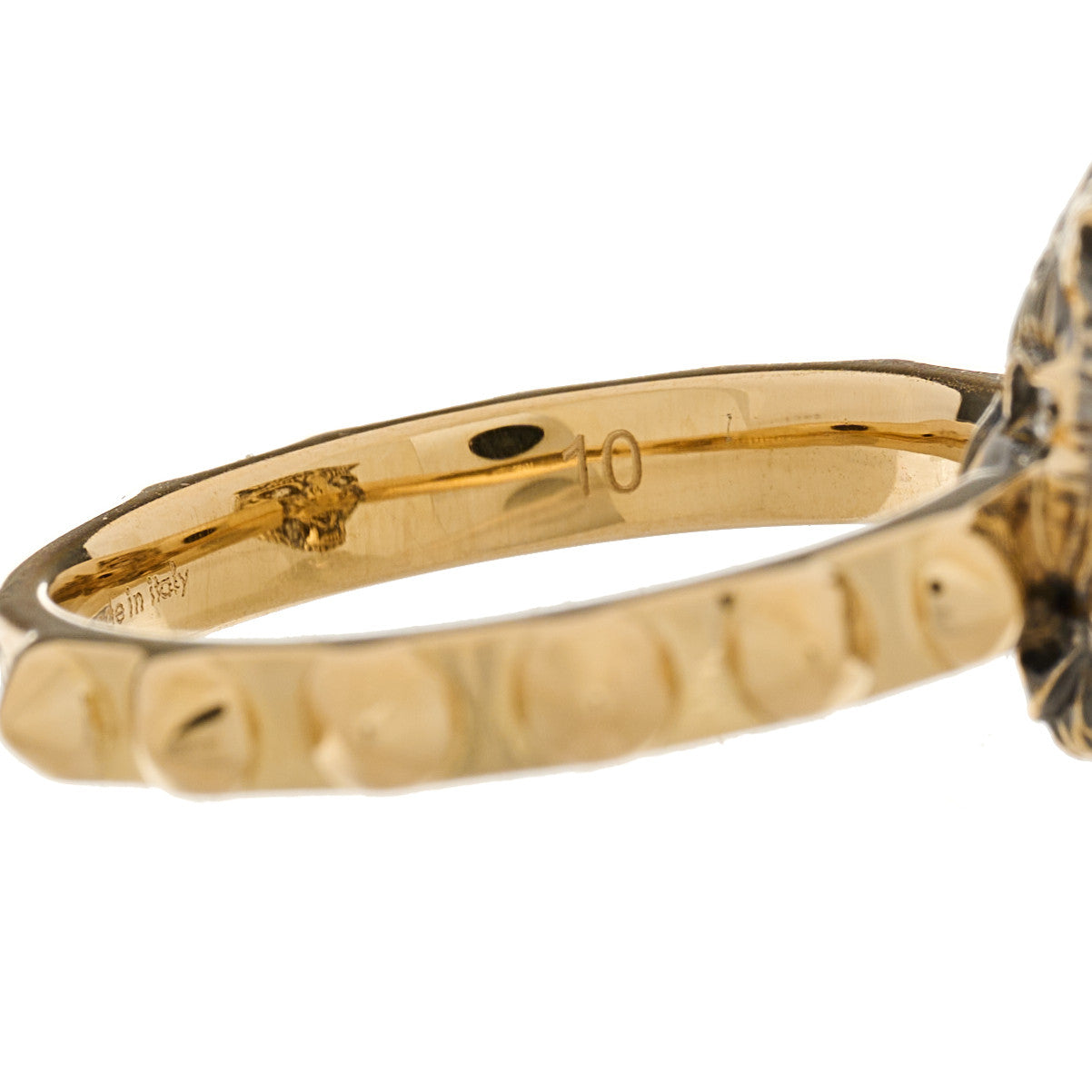 18K Yellow Gold Pink Tourmaline Le Marché Des Merveilles Feline Ring 47 4.25