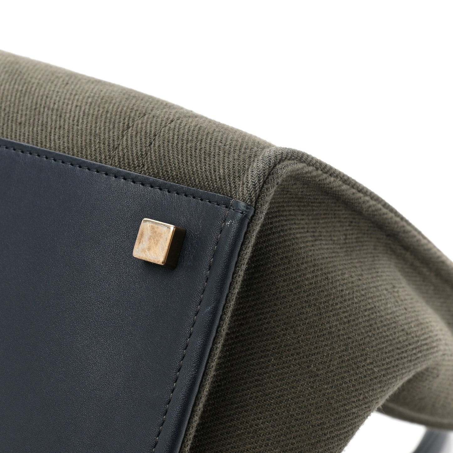 Cotton Canvas Medium Phantom Luggage Olive