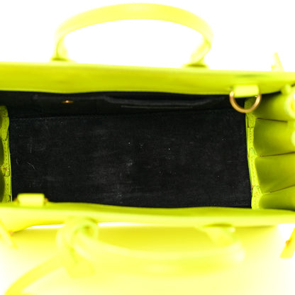 Saint Laurent Calfskin Nano Sac De Jour Neon Yellow 5 of 22