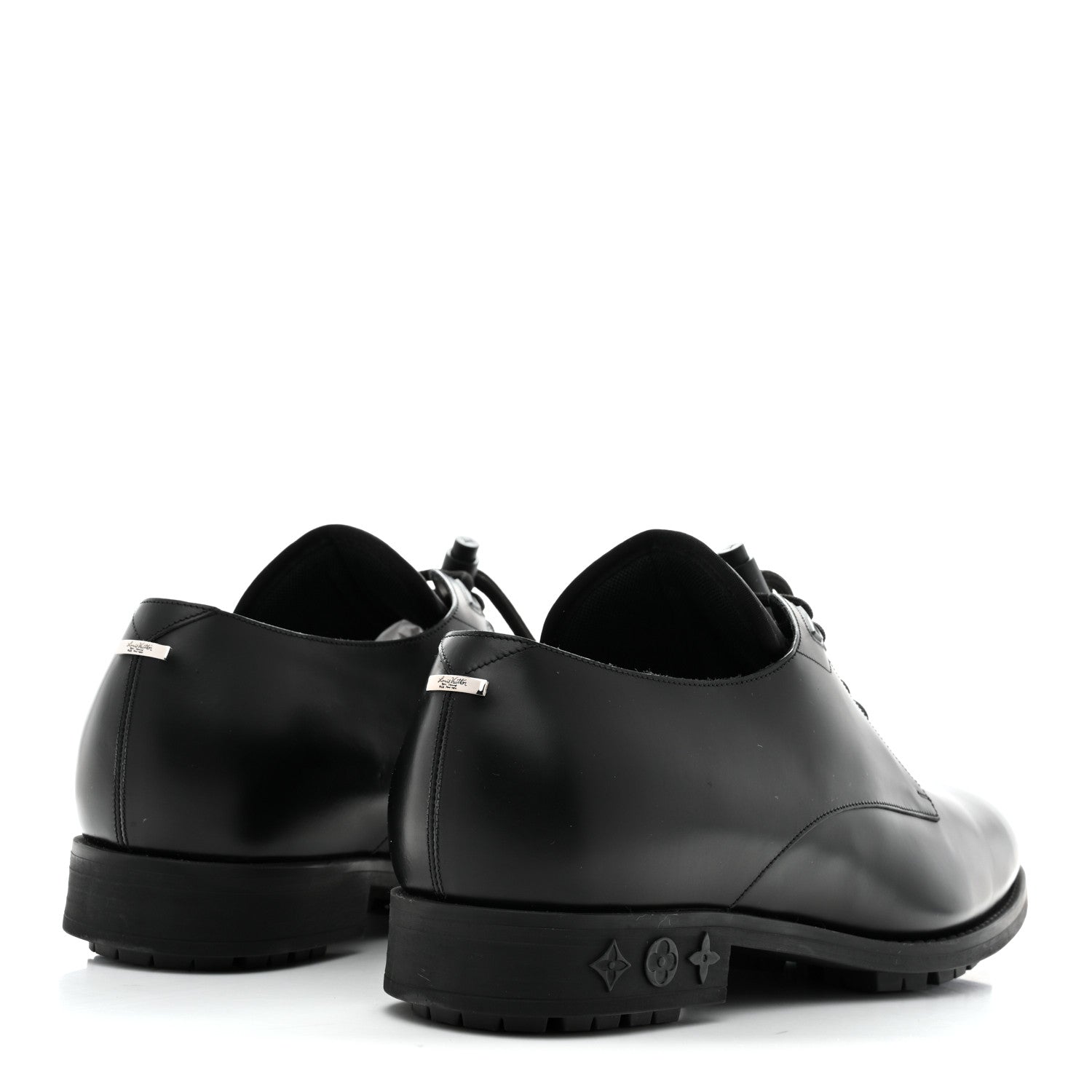Louis Vuitton Calfskin Mens Formal Derby Shoes 9 Black 1798748 –  FASHIONPHILE