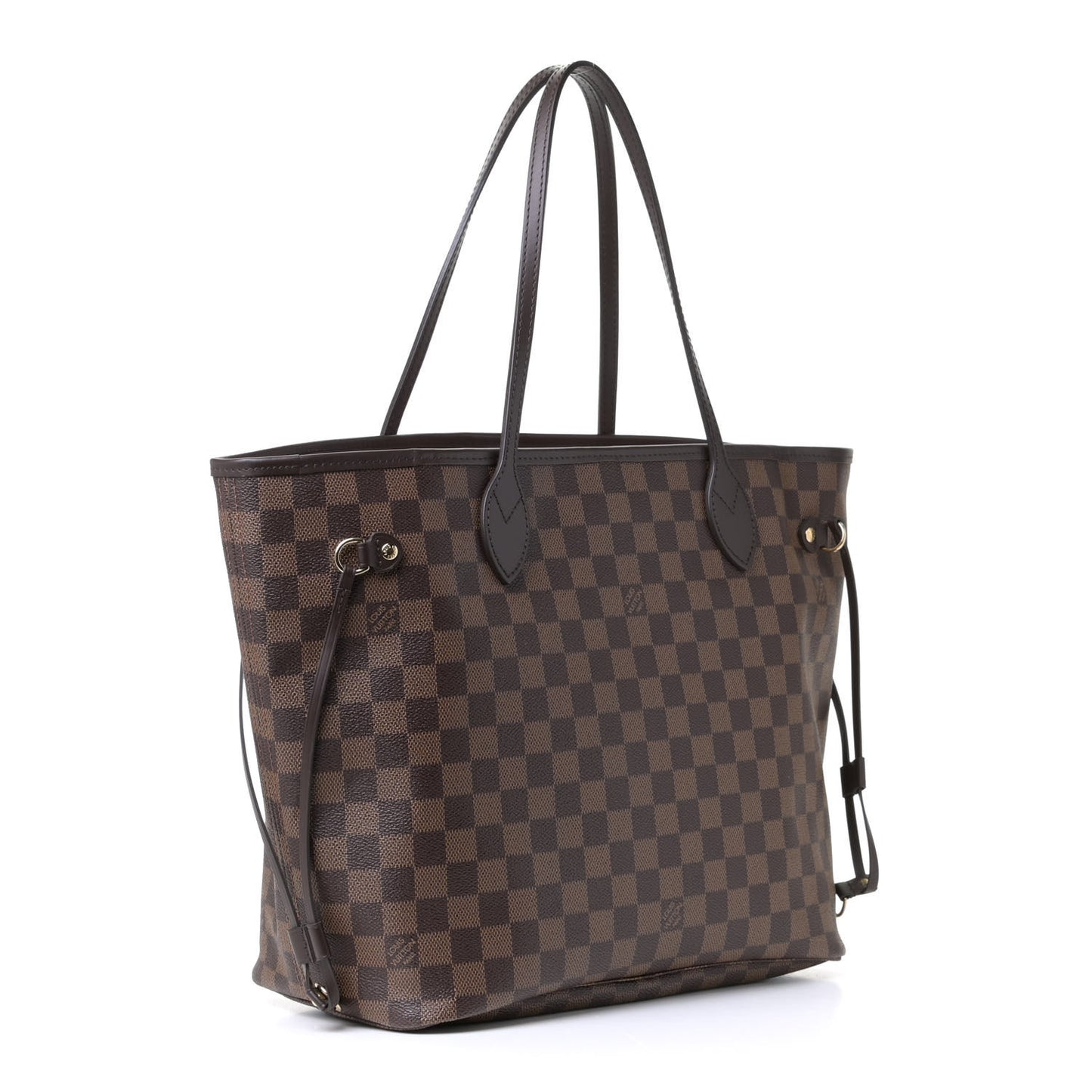 Damier Ebene Neo Neverfull MM Rose Ballerine