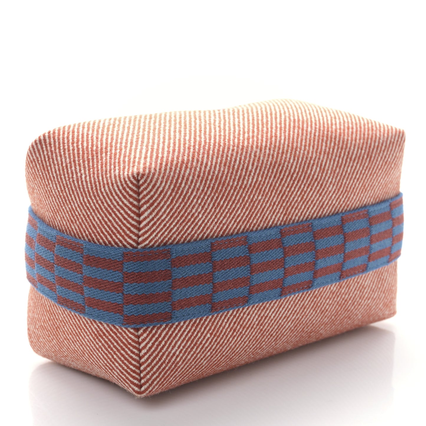 Wool Small Bride-A-Brac H Natte Pouch Tomette