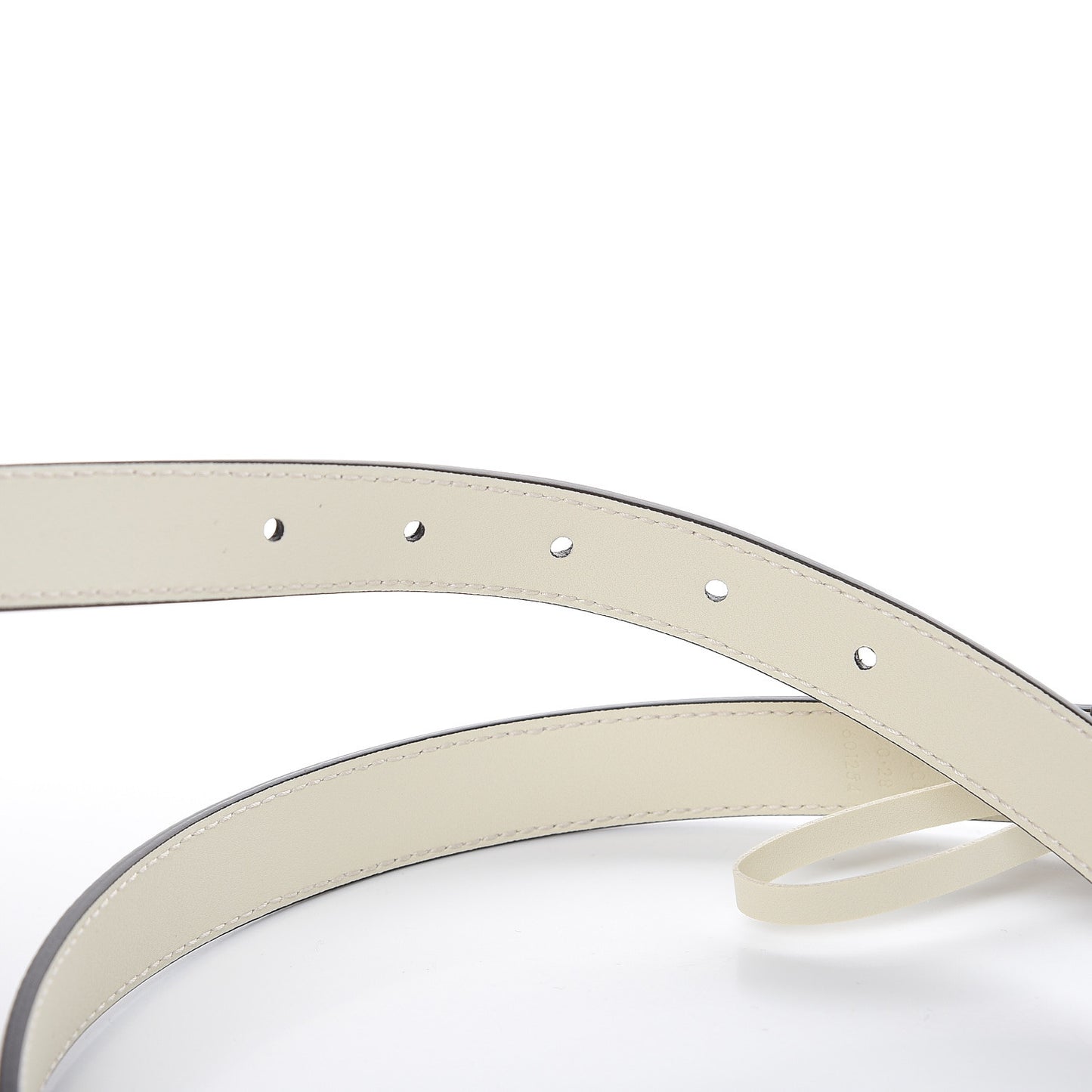Calfskin Double G 20mm Belt 70 28 Mystic White