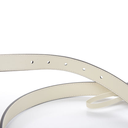 Gucci Calfskin Double G 20mm Belt 70 28 Mystic White 5 of 6