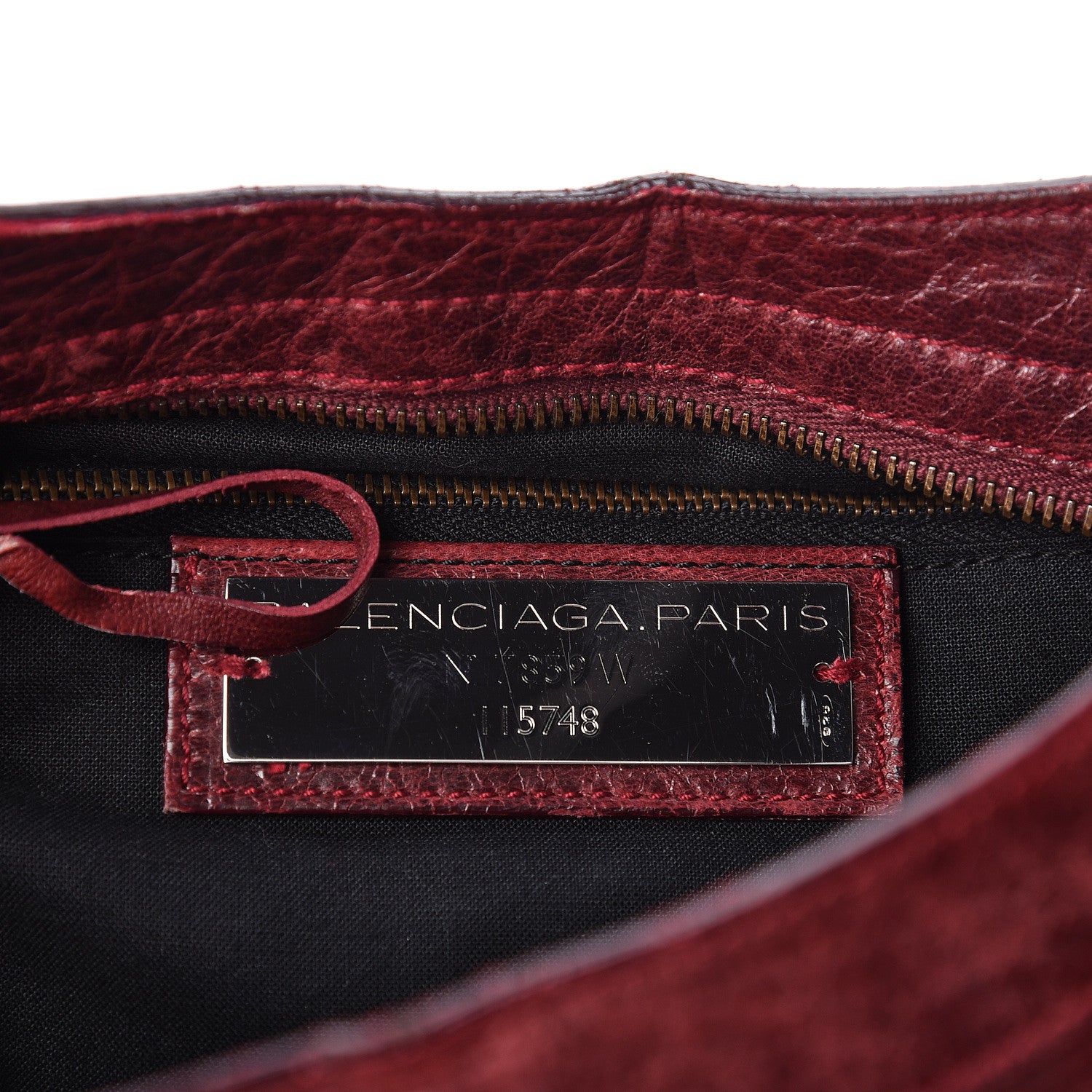 Balenciaga Agneau Classic Hardware City Rouge Grenat 7 of 14