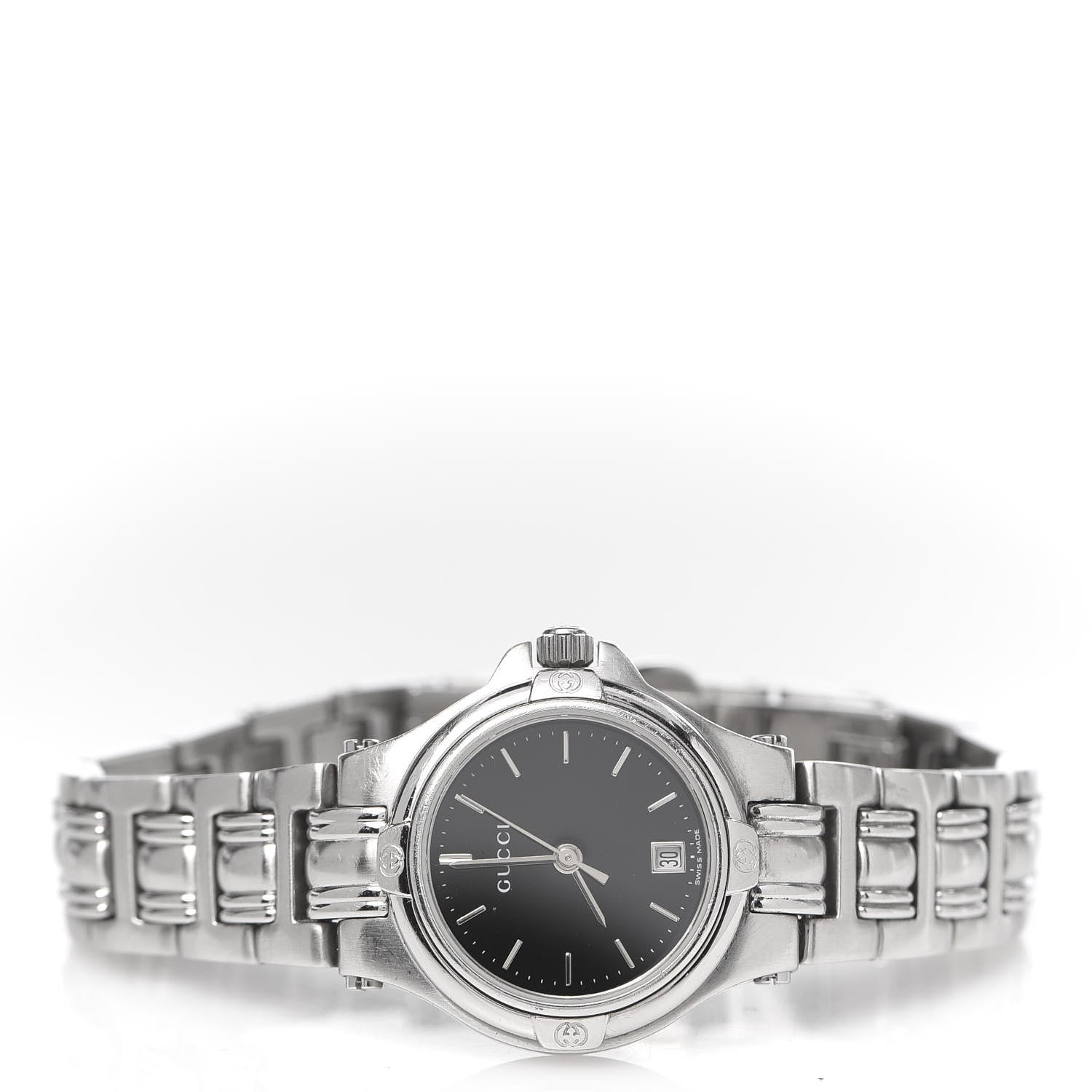 Gucci Stainless Steel 26mm 9040L Quartz Watch Black 3 of 7