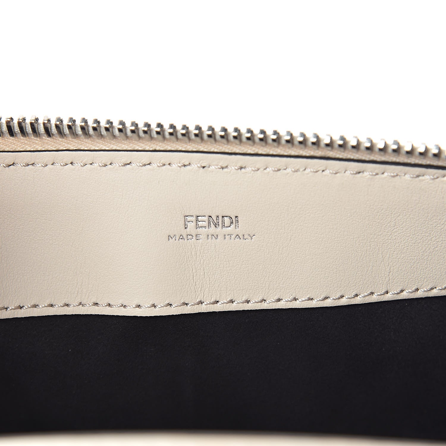 Fendi Vitello Baltico Shiny Nappa Lace Up DotCom Satchel Camelia Black Multicolor 7 of 11