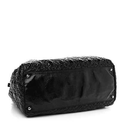 Chanel Vinyl Rock in Moscow Tote Black 4 of 9