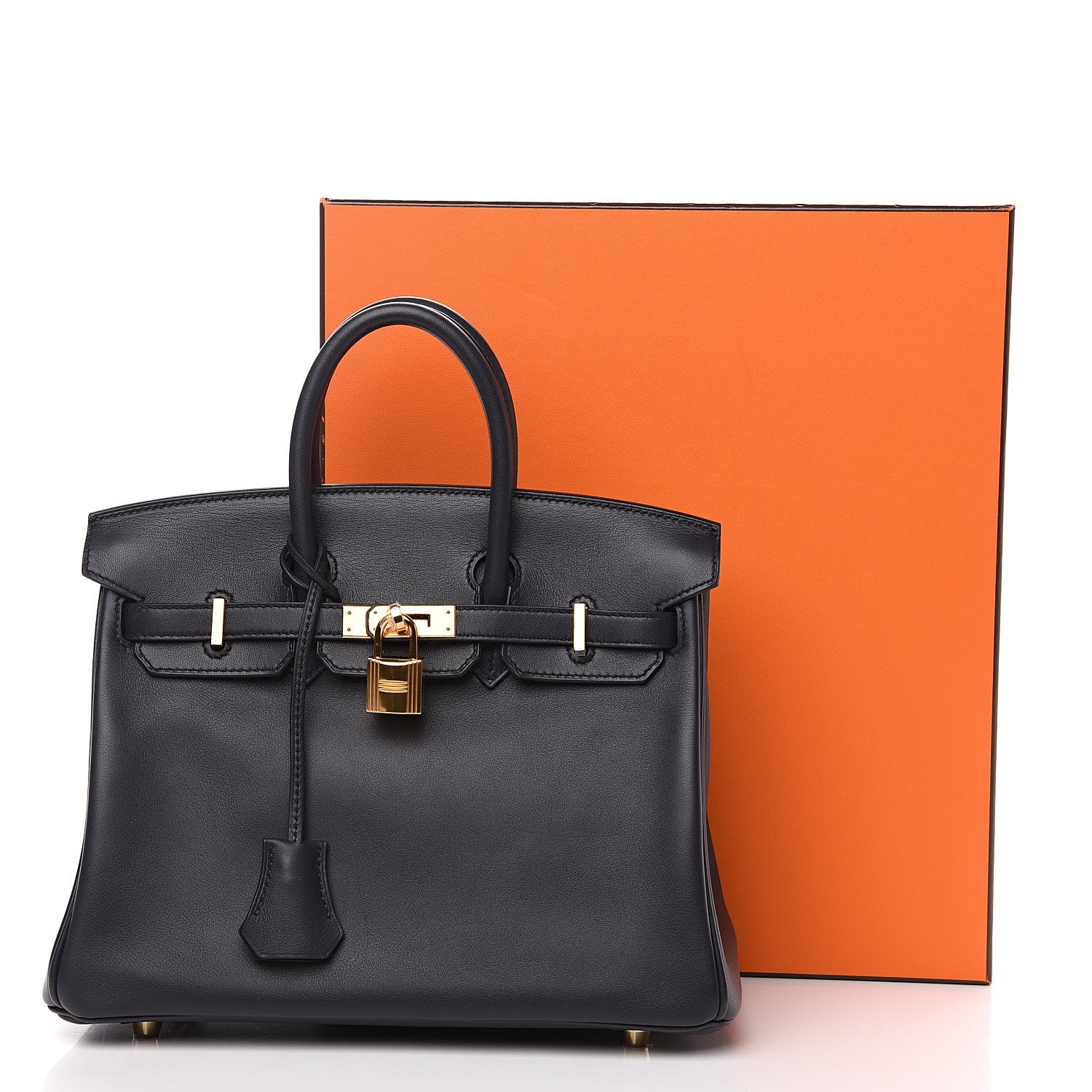 Hermes Swift Birkin 25 Bleu Indigo 8 of 8