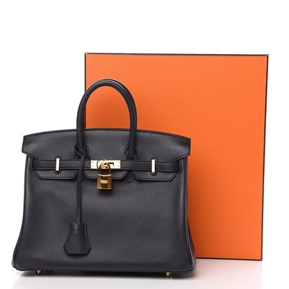 Hermes Swift Birkin 25 Bleu Indigo 8 of 8
