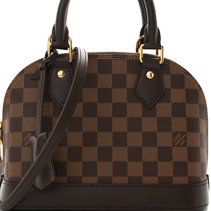 Louis Vuitton Damier Ebene Alma BB 7 of 9
